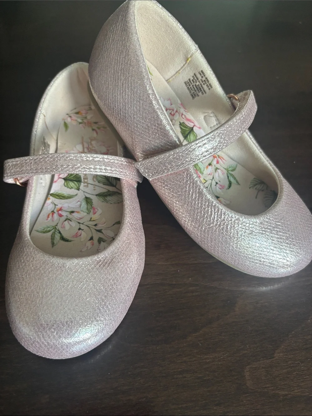 next Shimmery Light Pink Mary Jane Dress Shoes